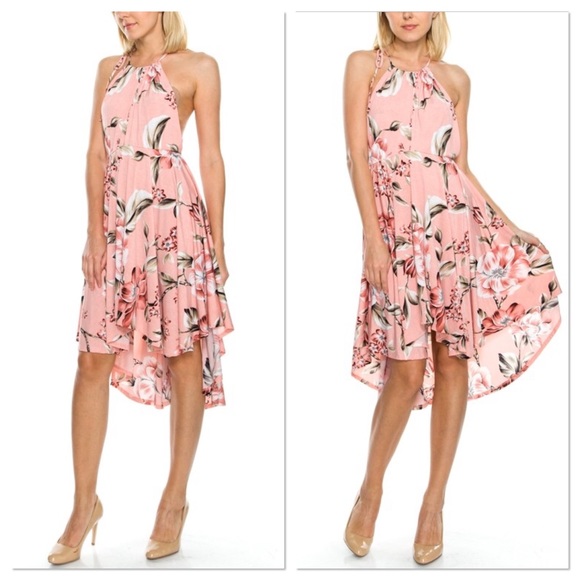 Blush Floral Summer Dress - Picture 6 of 7